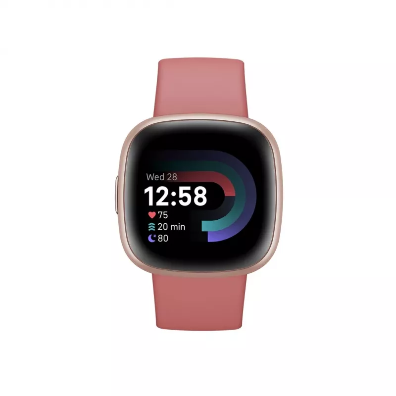 Smartwatch Fitbit Versa 4 Ψηφιακή οθόνη αφής Rose