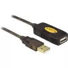 Καλώδιο USB DeLOCK 30m USB2.0 USB A μαύρο