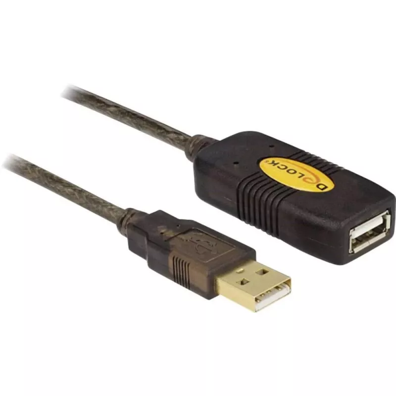 Καλώδιο USB DeLOCK 30m USB2.0 USB A μαύρο