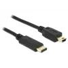 Καλώδιο USB DeLOCK 2m USB2.0-C Mini-USB B 83336