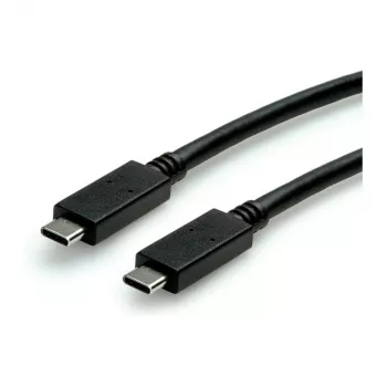 Καλώδιο USB ROLINE 11.02.9057 USB 3.2 Gen 2 1m USB C μαύρο