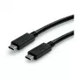 Καλώδιο USB ROLINE 11.02.9057 USB 3.2 Gen 2 1m USB C μαύρο