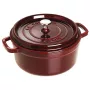 Στρογγυλή Κατσαρόλα από Χυτοσίδηρο Staub 3,8 L Γρανάτης Κόκκινο – Χωρητικότητα 3,8 L, εμαγιέ εσωτερικό