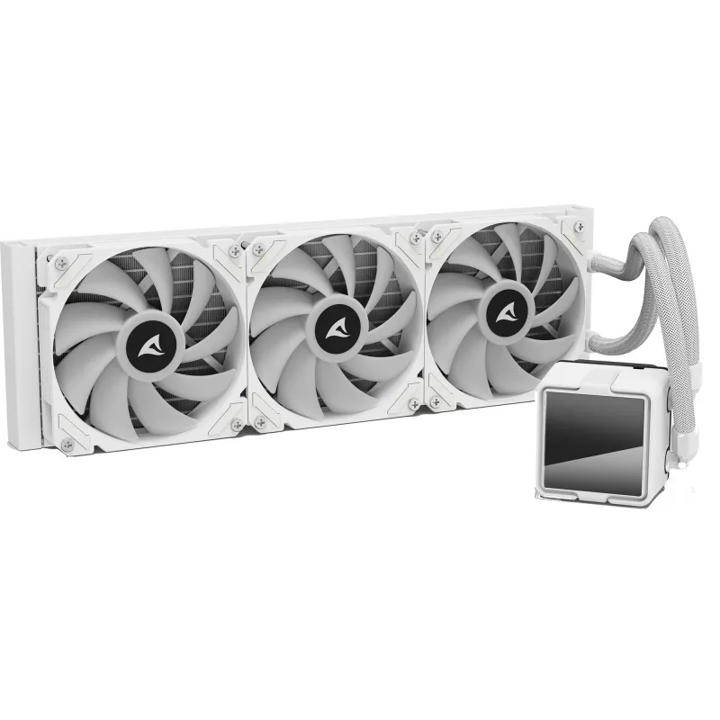 All-in-One Υδρόψυξη CPU Sharkoon S60 ARGB λευκό, ψυγείο 360 mm