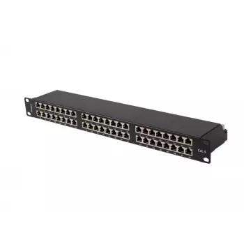Patch panel LANBERG PPS5-1048-B 48-Port 1U 19 ίντσες Cat5e FTP μαύρο