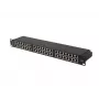 Patch panel LANBERG PPS5-1048-B 48-Port 1U 19 ίντσες Cat5e FTP μαύρο