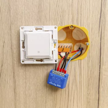 Έξυπνος διακόπτης Shelly 1 Mini Gen4 1P ασύρματος 110–240 V 50–60 Hz 1,2 W Bluetooth Wi‑Fi ZigBee 34×16×29 mm