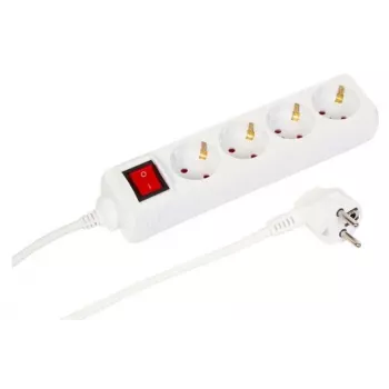 Microconnect MC-GRU00415WS Καλώδιο επέκτασης 1,5 m 4 πρίζες εσωτερικού χώρου λευκό