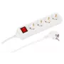 Microconnect MC-GRU00415WS Καλώδιο επέκτασης 1,5 m 4 πρίζες εσωτερικού χώρου λευκό