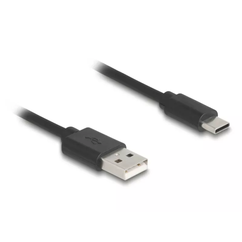 Καλώδιο USB DeLOCK USB 2.0 0,75 m USB A USB C Μαύρο 90368