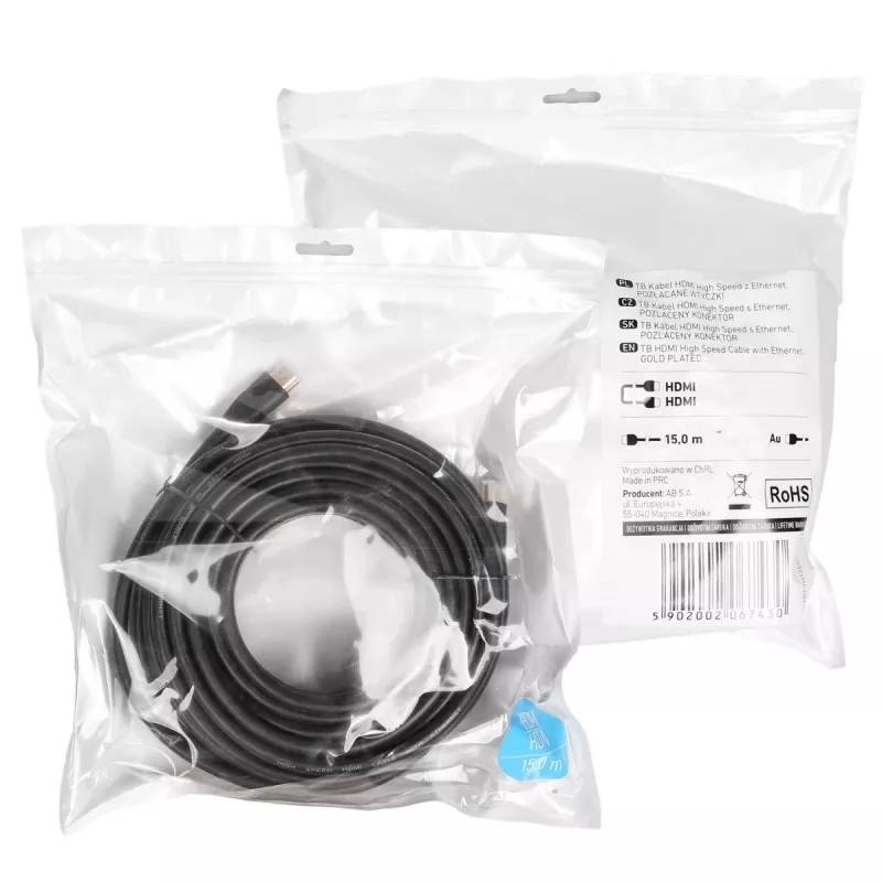 Καλώδιο HDMI v2.0 10m. επιχρυσωμένο