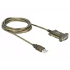 Σειριακό καλώδιο DeLOCK 64073 USB Type-A DB-9 διαφανές 2m
