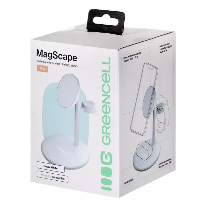 GREEN CELL ΕΠΑΓΩΓΙΚΟΣ ΦΟΡΤΙΣΤΗΣ MAGSCAPE ΛΕΥΚΟ