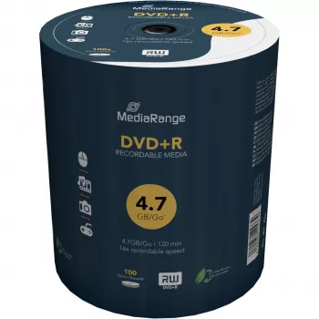 MEDIARANGE 100 x DVD+R - 4,7 GB (120 λεπτά) 16x