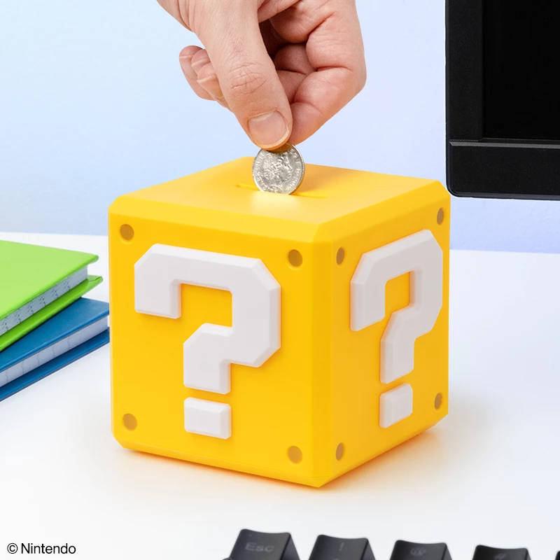 Κουμπαράς Paladone Super Mario σχέδιο Question Block