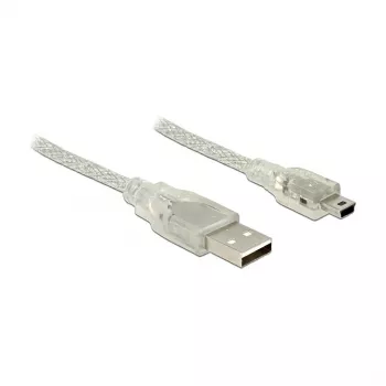 Καλώδιο USB DeLOCK 83909 5m USB2.0-A Mini-B διαφανές
