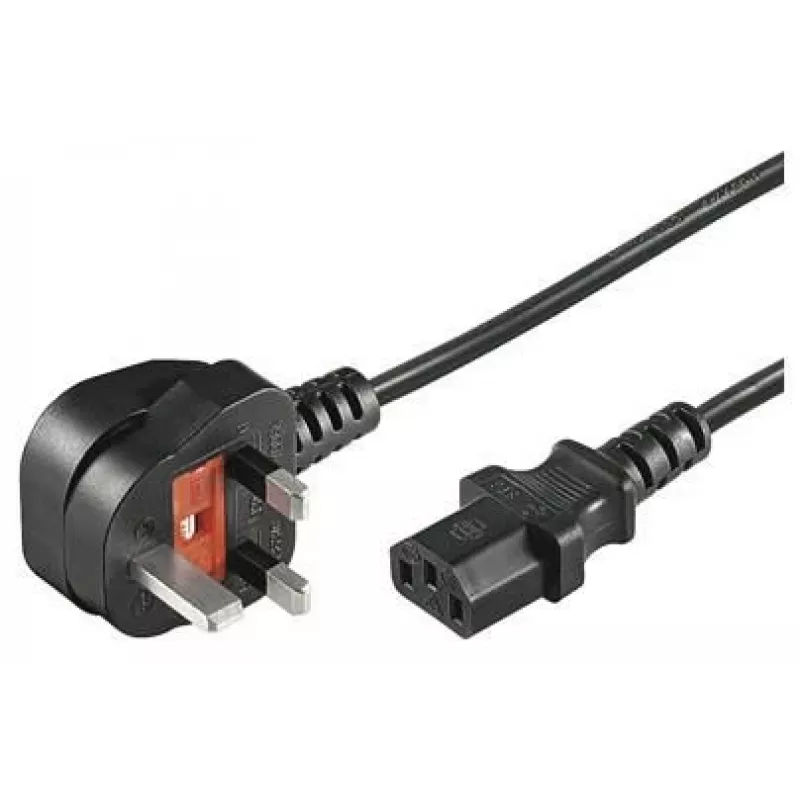 Καλώδιο τροφοδοσίας Microconnect PE090420 μαύρο 2 m BS 1363 υποδοχή C13
