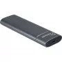 Inter-Tech GD-MS013 θήκη δίσκου M.2 NVMe, USB-C 3.2 Gen 2 10 Gbit/s, 113x37x12 mm, γκρι