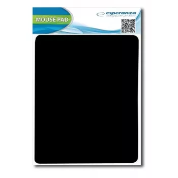 Mousepad ESPERANZA EA145K — Gaming mousepad, μαύρο, μονόχρωμη επιφάνεια, αντιολισθητική βάση