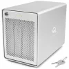 Mercury Elite Pro Quad, Θήκη δίσκου ασημί, USB 3.2 Gen 2, Έτοιμο για RAID