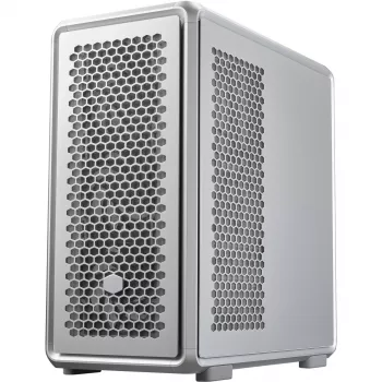 Κουτί PC Cooler Master MasterFrame 600 Midi Tower Ασημί — ATX/Micro-ATX/ITX, tempered glass, υποστηρίζει 3x140 mm μπροστινούς ανεμιστήρες