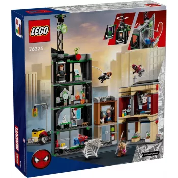 Σετ LEGO Marvel 76324 Spider-Man vs. Oscorp, 808 τεμ., 8 μινιφιγούρες, από 10 ετών