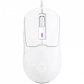 LORGAR MSA10, Ultralight Wired Gaming Mouse Advanced, λευκό