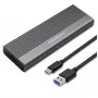 Qoltec θήκη για SSD M.2 SATA (NGFF), USB-C