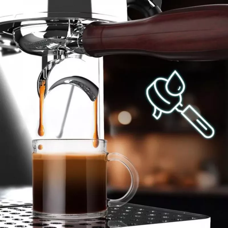 Baristeo Intima Μηχανή espresso (ασημί/ανοξείδωτο ατσάλι, Thermoblock)