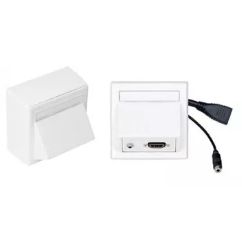 Προσαρμογέας HDMI Wiktors Vivolink WI221170 με υποδοχή ήχου 3,5 mm, λευκό