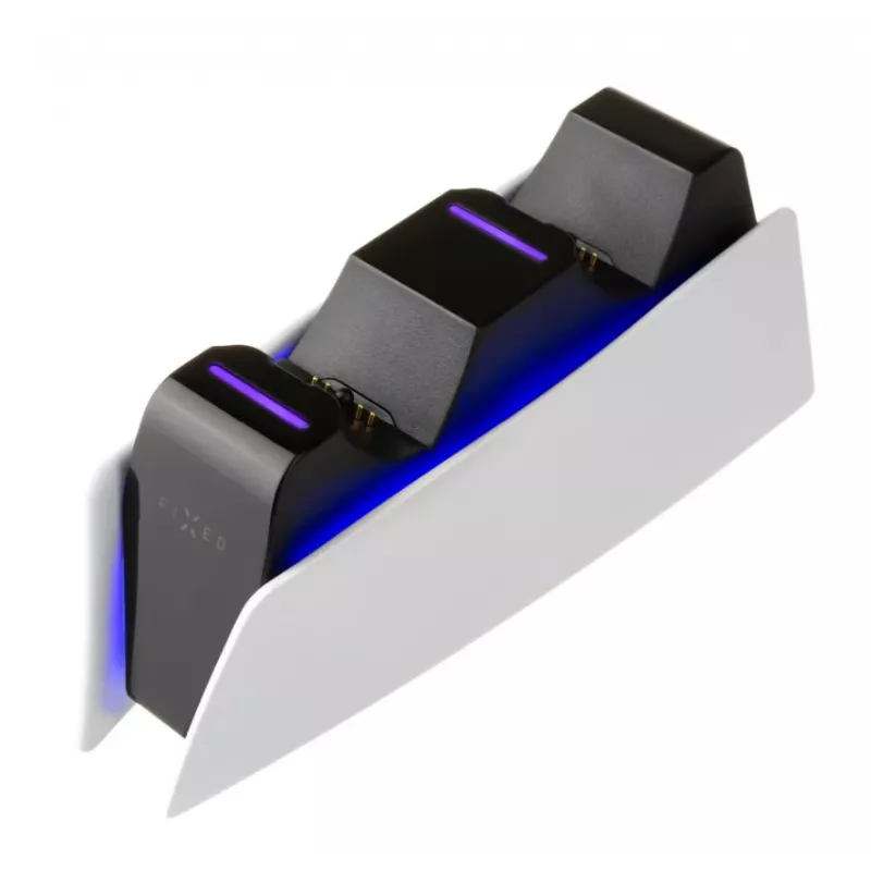Σταθμός φόρτισης FIXED FIXPS5-DCC-BW για PlayStation 5 ενσύρματο μαύρο λευκό