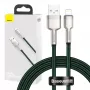 Καλώδιο USB-A σε Lightning Baseus 1 m, πράσινο