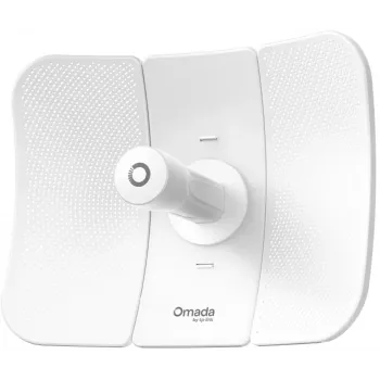 Γέφυρα δικτύου TP-LINK Beam Bridge 5 UR KIT, 5 GHz Single-Band, Wi‑Fi 5 (802.11ac), Gigabit Ethernet, εξωτερική κεραία, μέγιστη εμβέλεια 15000 m, λευκό