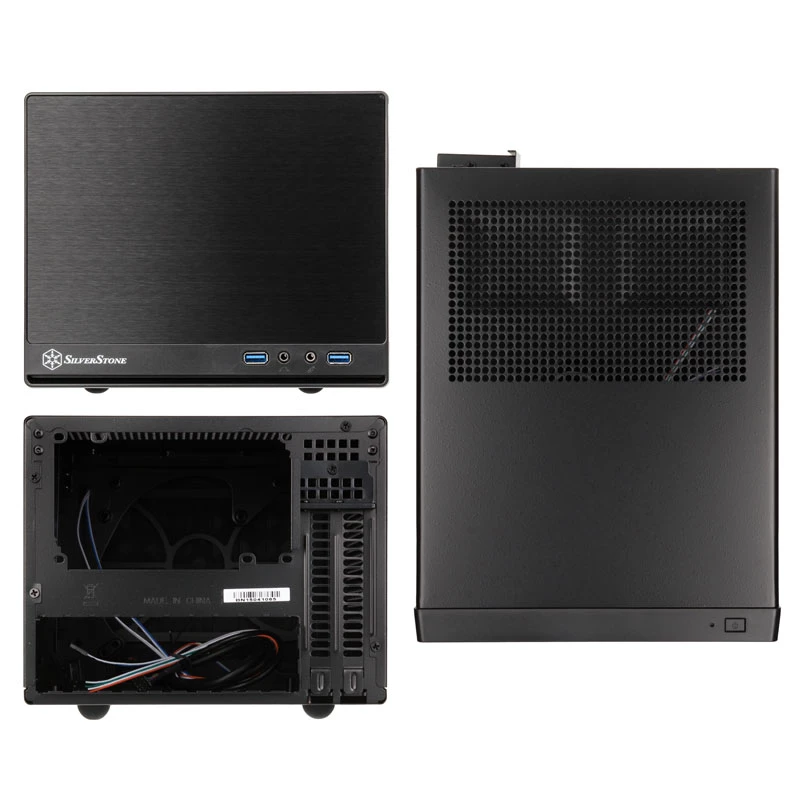 SilverStone SUGO 13 - Desktop - Mini-DTX - χωρίς τροφοδοτικό (AT / PS/2) - μαύρο - USB/Audio (SST-SG13B-Q)