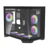 Darflash FT418 κουτί υπολογιστή + 6 ανεμιστήρες aRGB (μαύρο)