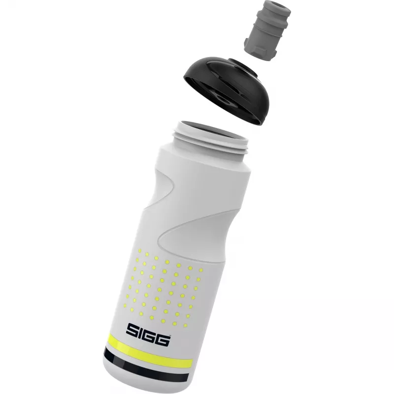 Παγούρι Sigg 6005.80 — πλαστικό αθλητικό μπουκάλι 750 ml, λευκό, ύψος 236 mm