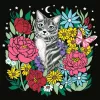 Σετ ζωγραφικής με αριθμούς Ravensburger CreArt Pixie Cold Cat (Μοντέλο 25855) – σετ ζωγραφικής σε καμβά