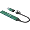 CANYON Hub DS-02 4in1 USB-A/C Πράσινο