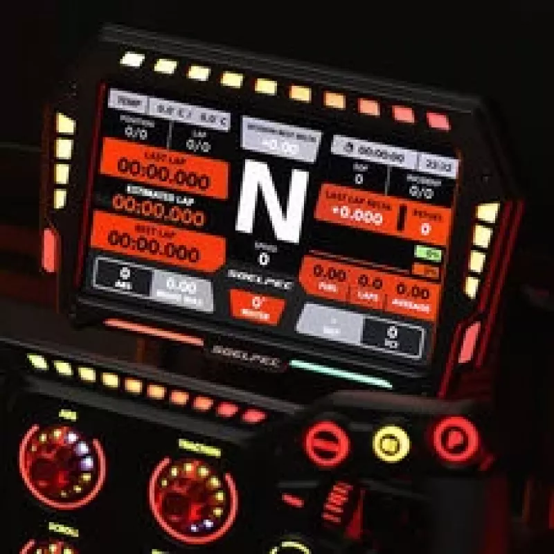 Οθόνη SOELPEC XR-7, οθόνη αφής Simracing, RGB-Telemetrie - μαύρο