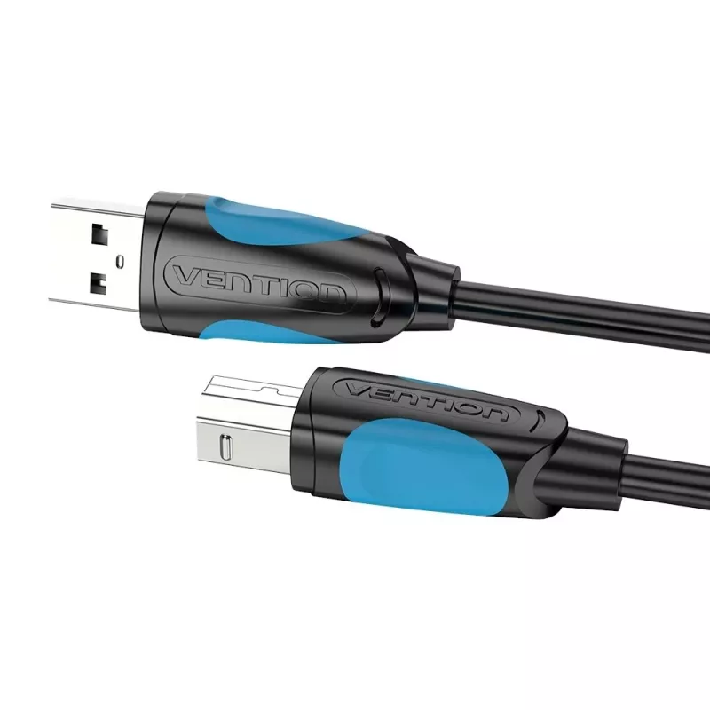 Καλώδιο USB 2.0 A σε USB-B Vention VAS-A16-B500, 5 m, μαύρο, βύσμα-βύσμα, 480 Mbit/s