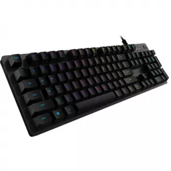 Logitech G512 Πληκτρολόγιο Gaming, Μαύρο, Ενσύρματο, Ελβετικό Layout, 920-009347
