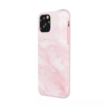Θήκη κινητού Devia Marble-Serie για iPhone 11 Pro Max, ροζ, προστατευτικό σκληρό κέλυφος