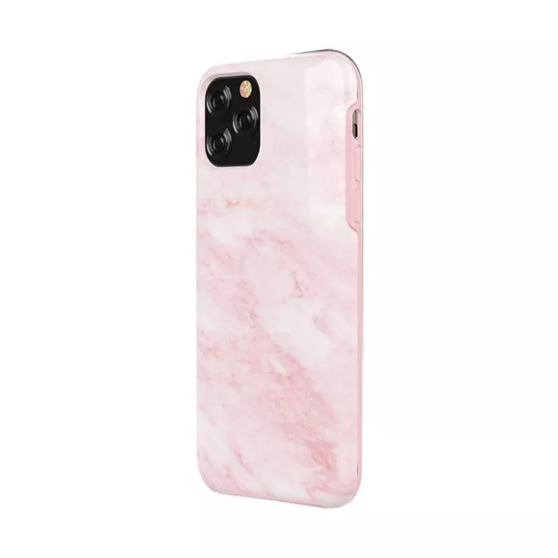 Θήκη κινητού Devia Marble-Serie για iPhone 11 Pro Max, ροζ, προστατευτικό σκληρό κέλυφος