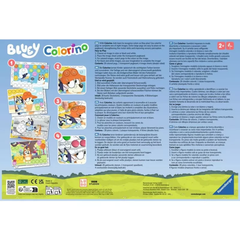 Bluey Colorino, Εκπαιδευτικό παιχνίδι