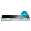 D-Link DGS-1210-28 Managed L2/L2+ 1U μαύρο