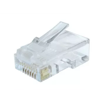 Gembird LC-8P8C-002/100 Σύνδεσμος καλωδίου RJ-45 Διαφανές