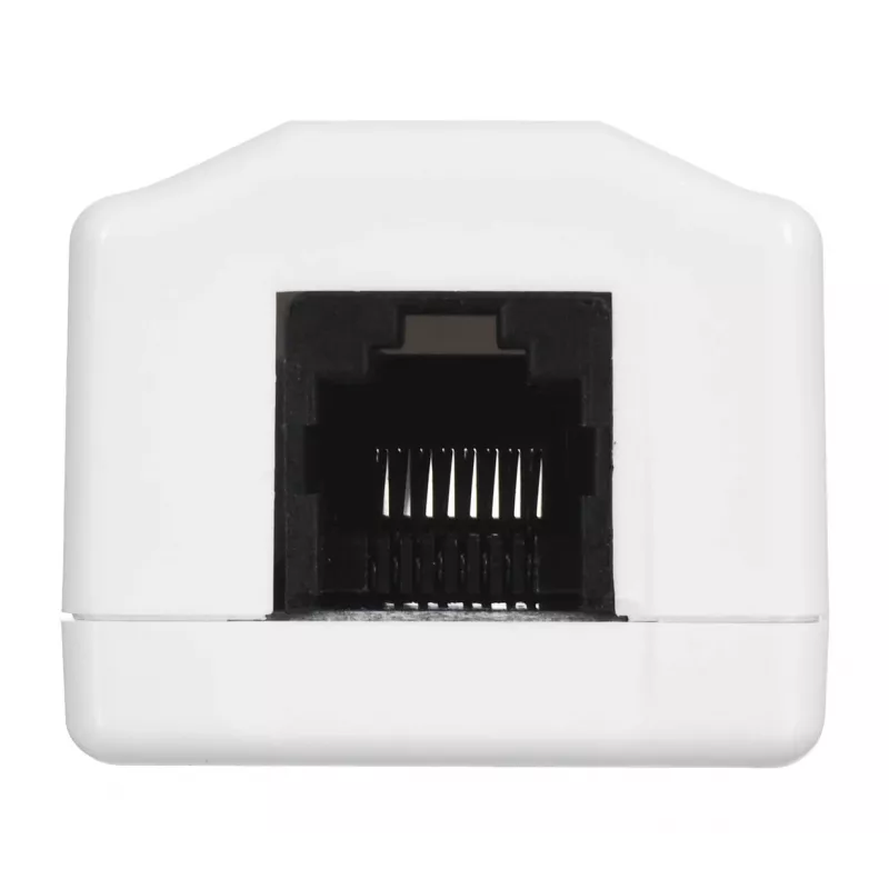 LANBERG Πρίζα τοίχου RJ-45 OU6-0001-W, Cat6, λευκή