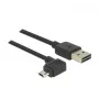Καλώδιο USB DeLOCK 83853 USB 2.0 2 m USB A Micro-USB B μαύρο