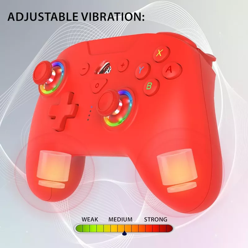 Subsonic Ασύρματος LED χειριστήριο Κόκκινο για Switch
