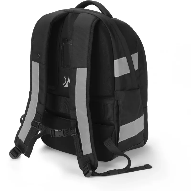 DICOTA Hi-Vis V2 Backpack Σακίδιο Μαύρο 320x220x455mm PET TPU